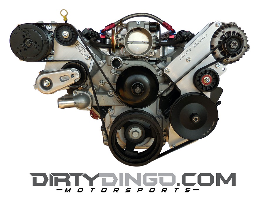 power alternator dc 6.0 508 LS LS Swap Sanden Billet Low P/S Truck Conversion